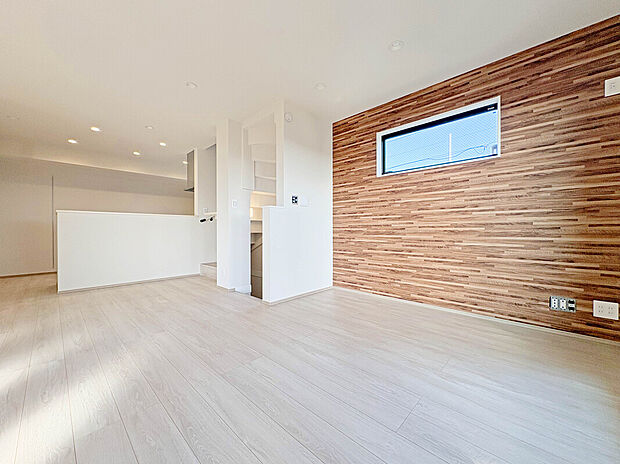 【【LDK：B号棟】】全棟がLDK19帖以上！床暖房搭載で冬でも足先から温かく快適な空間が叶います！