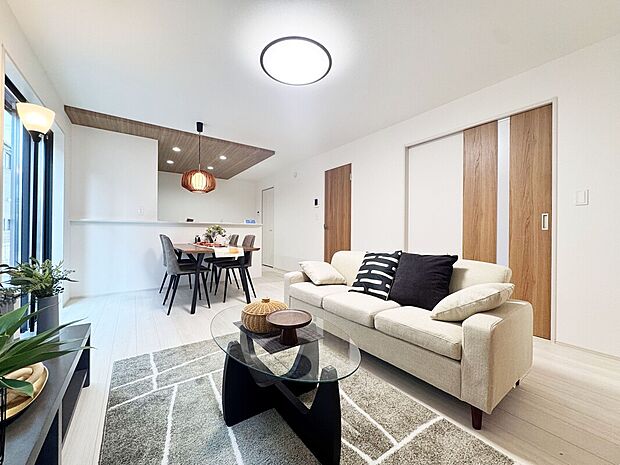 【【建物プラン例:LDK】】「設計住宅性能評価書」「建設住宅性能評価書」の取得をしている高仕様なプランでの安心の暮らし。