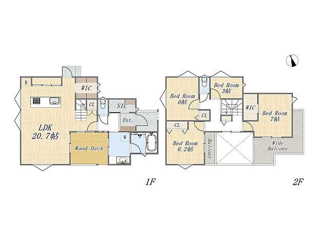 【4LDK+2WIC+SIC+Pantry+ウッドデッキ】※本物件の価格は未定です。
販売開始まで契約または予約申し込みおよび、申し込み順位の確保につながる行為は一切できません。
2月販売開始予定。