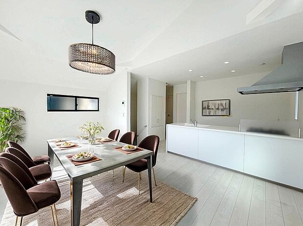 【【施工例:LDK】】東武東上線「ときわ台」駅徒歩10分、都営三田線「板橋本町」駅徒歩13分で利用可能となっている閑静な住宅街で落ち着いた住環境!