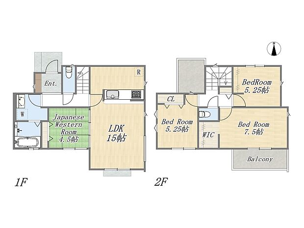 【4LDK+WIC+ワイドバルコニー+カースペース2】太陽光パネル設置予定