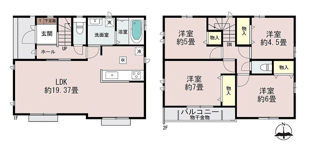 1号棟間取図