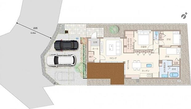 【3ＬＤＫ】【6号地】