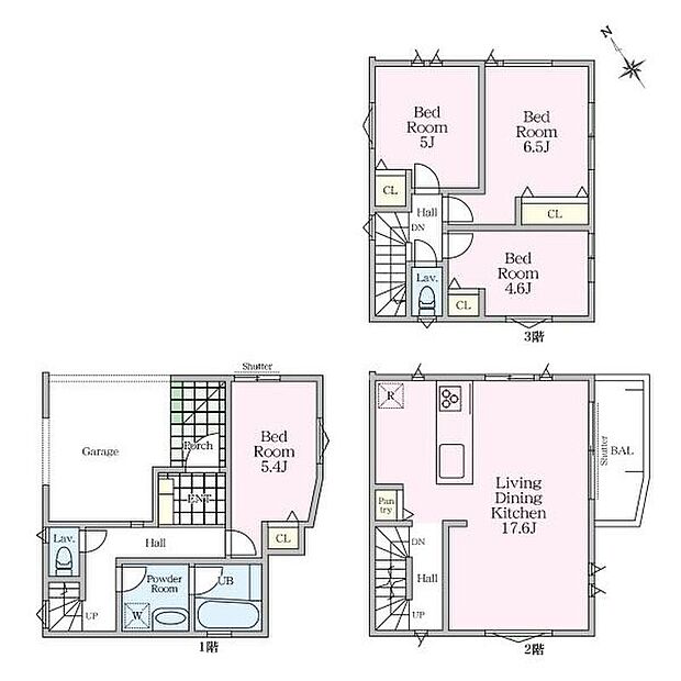 暮らしやすさを大きく左右する収納を、豊富に配置し使い勝手を考慮した間取りです。空間を余すところなく有効利用した収納は生活空間をより上質なものにしてくれるはずです。
