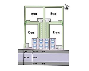 足立区佐野２丁目　新築一戸建て　全４棟　ゆったりと寛げる広々ＬＤＫ、開放的な対面キッチンがあるお家(20683148) その他