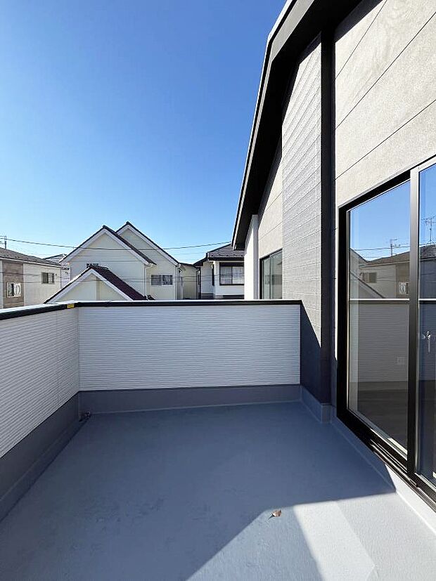 【バルコニー】風通しの良いバルコニー