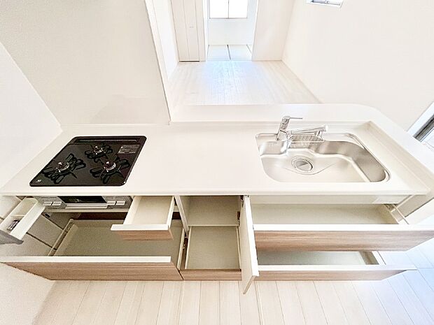 【スライド収納】使いやすさを優先したスライド式収納タイプ！