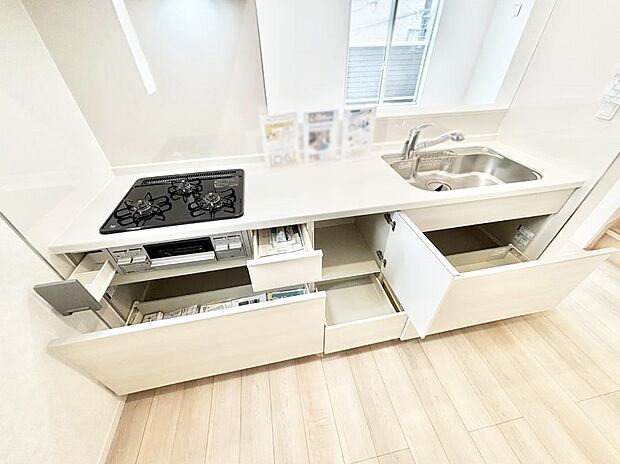 【スライド収納】使いやすさを優先したスライド式収納タイプ！