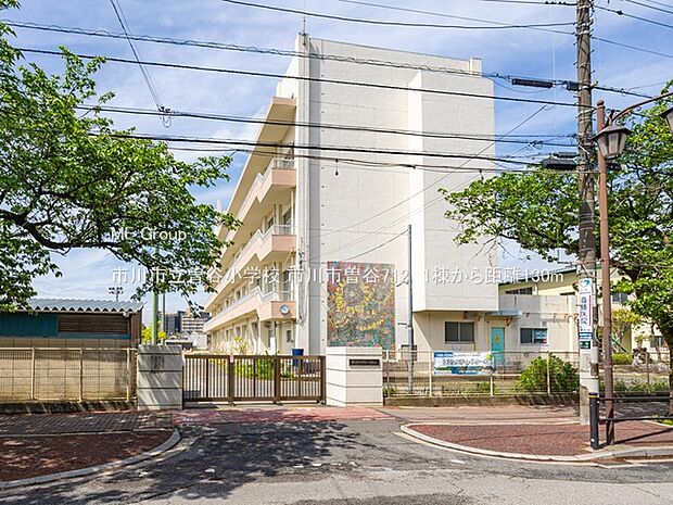 市川市立曽谷小学校（約130m）