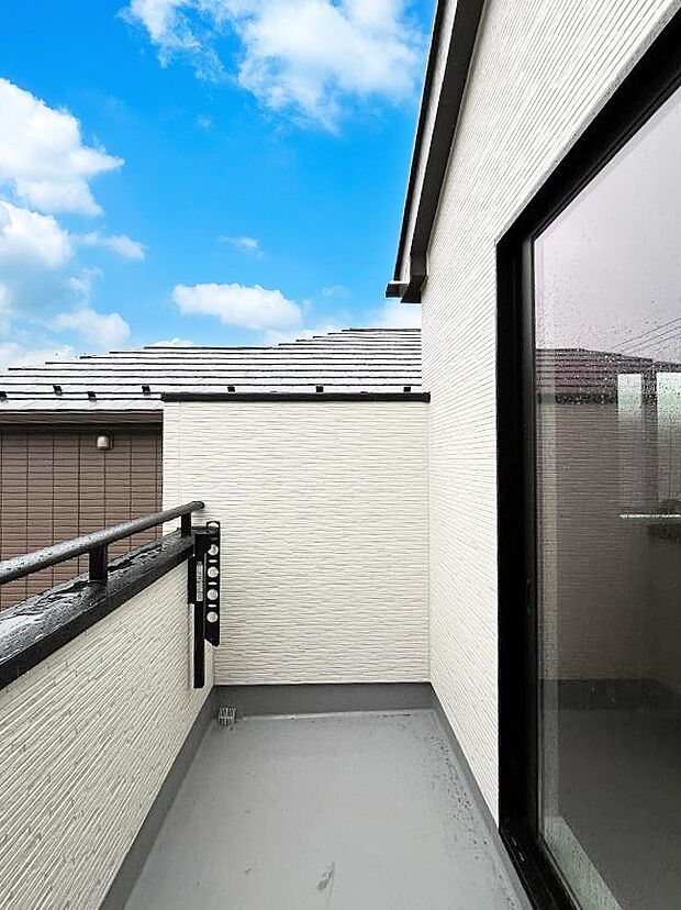 【バルコニー】風通しの良いバルコニー