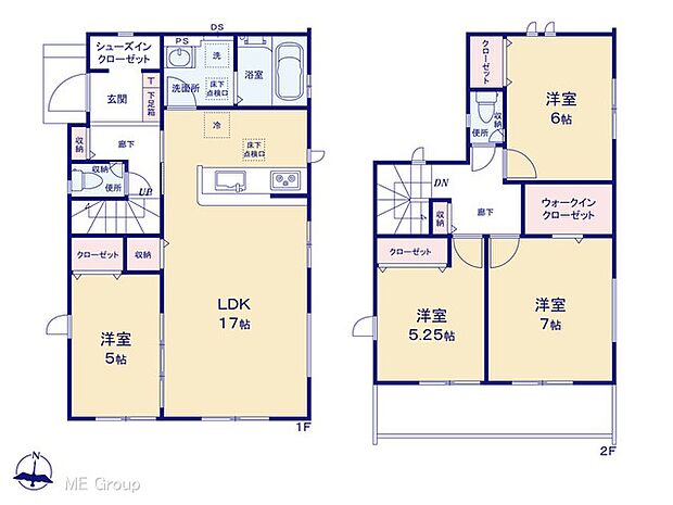 【4LDK】図面と異なる場合は現況を優先