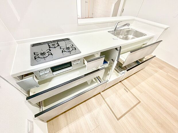 【スライド収納】使いやすさを優先したスライド式収納タイプ！