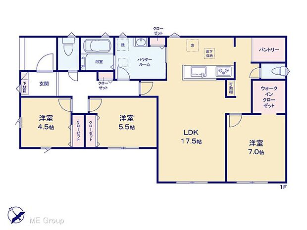 【3LDK】図面と異なる場合は現況を優先
