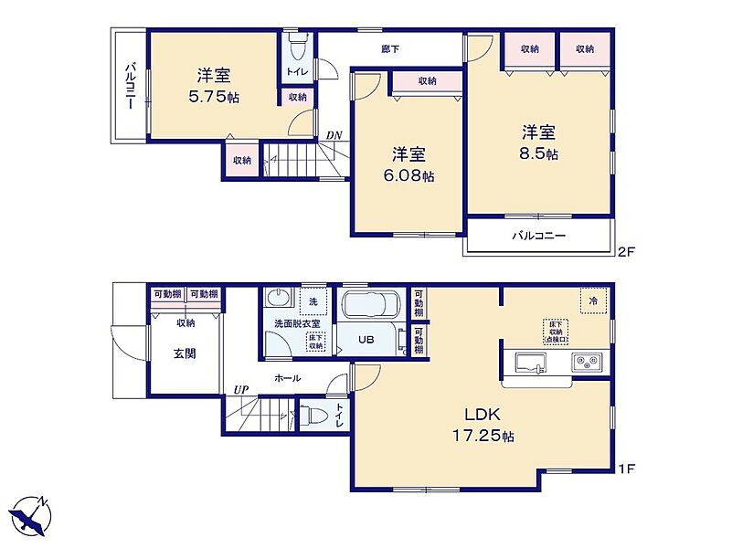 １号棟　間取り図