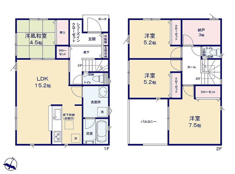 １号棟　間取り図