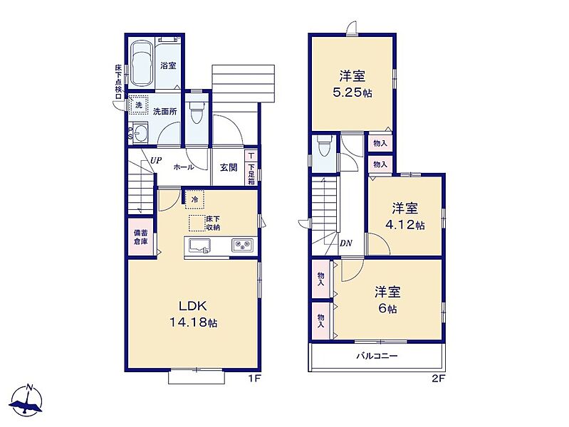 １号棟　間取り図