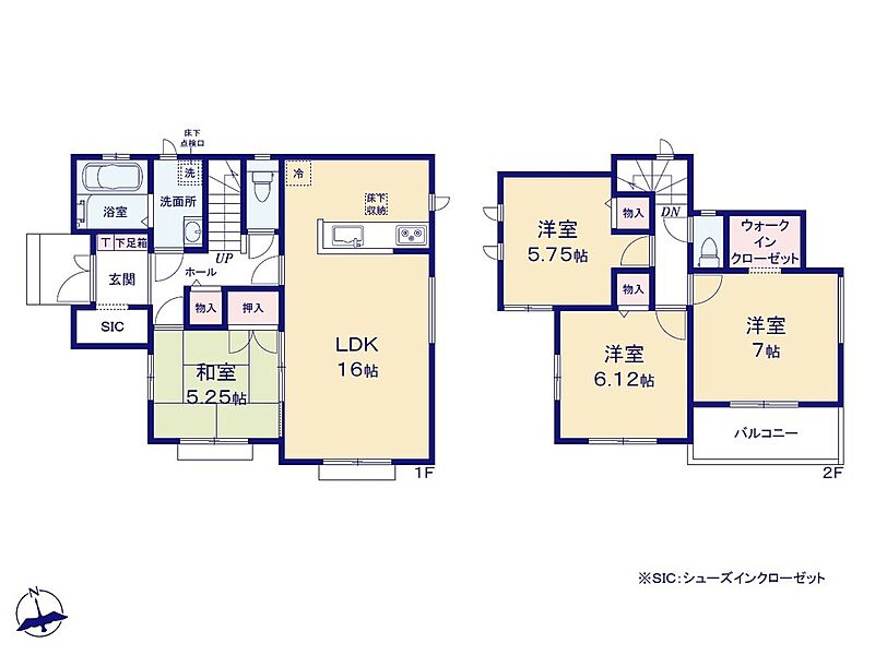 １号棟　間取り図