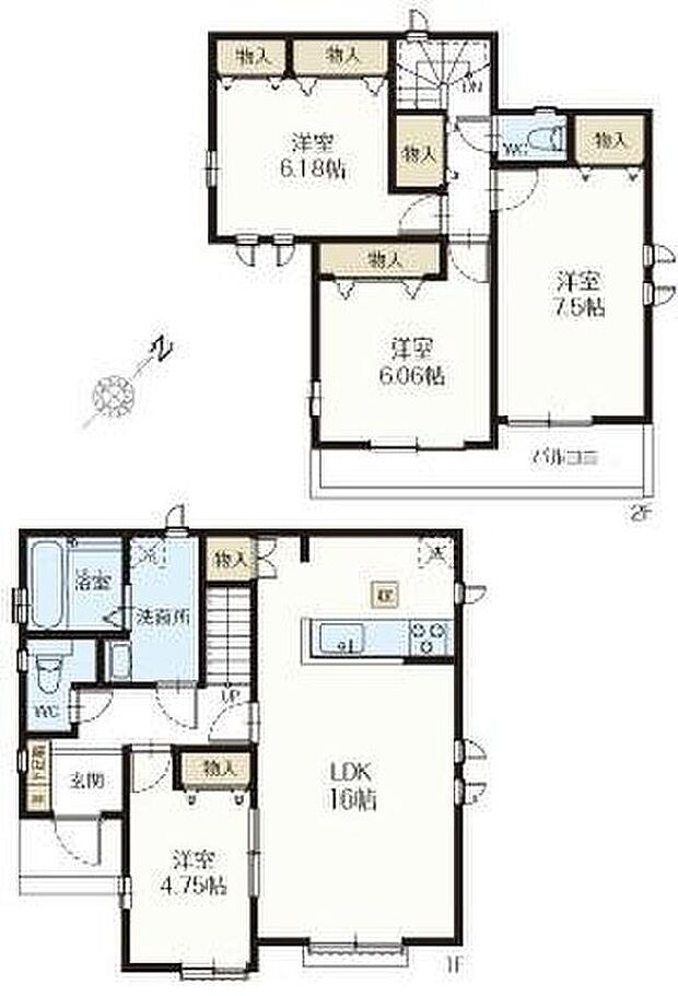(E号棟)、4LDK、土地面積130.94m2、建物面積97.91m2