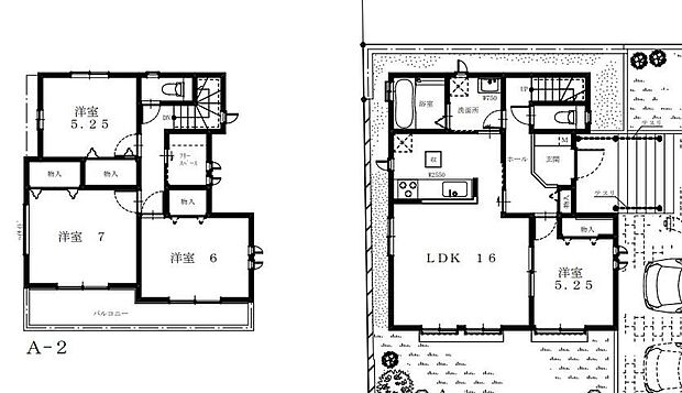 (A号棟)、4LDK+S、土地面積173.21m2、建物面積98.95m2