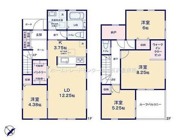 【4LDK+S】☆大容量パントリー☆
リビングにはパントリーとしてもファミリークロークとしてもお使いいただける収納を設置!リビングで必要な物、お出かけに必要な物などを収納できますのでリビングがすっきりします♪