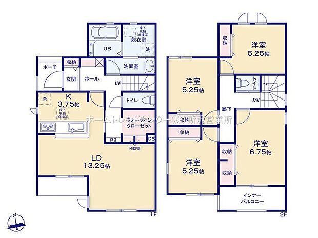 【4LDK】☆独立洗面所☆
洗面室と脱衣所を分けて設置していますので、朝の忙しい時間帯に混みあうのを避けられます！来客時にも気兼ねなく手洗いをしていただけますね！