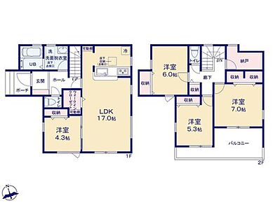 ☆ファミリークローク付き☆
LDKにWICを設置！ご家族みなさまでお使いいただけます。お出かけに必要なコート類やバッグをひとまとめに収納したり、着替えの頻繁な小さいお子様の衣類を収納したりと便利な収納です！

 