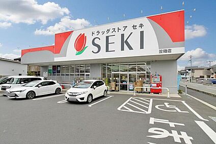 ドラッグストアセキ笠縫店 708ｍ(徒歩9分)
