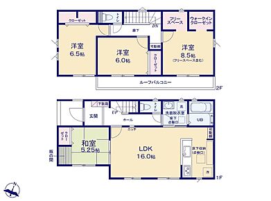 ☆くつろぎの和室付き☆
お子様の遊び場や、お昼寝スペースとして。和室を開放すると、広々とお使い頂けます。突然の来客時には、戸を閉めて視線を遮る事も可能です。 