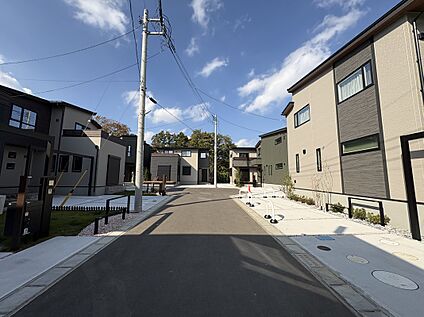 分譲地の街並み