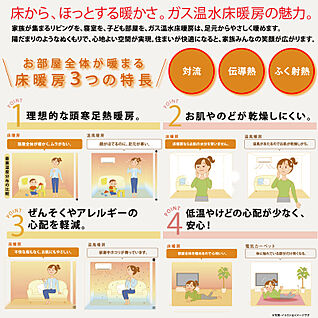 ガス温水式床暖房