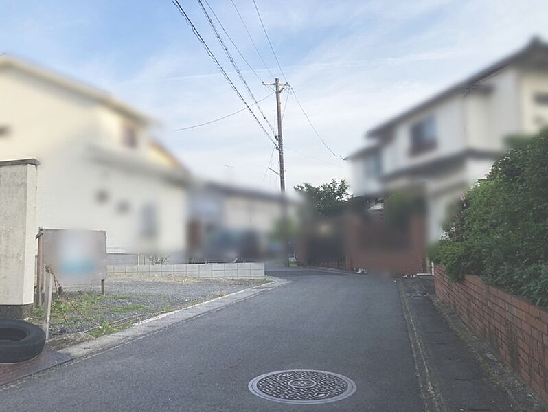 前道道路（南向き撮影）