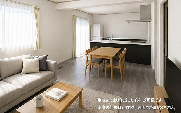 【【5号地】】上質な素材感と洗練されたデザインが映えるナチュラルモダン。日常を豊かに彩る寛ぎの空間。