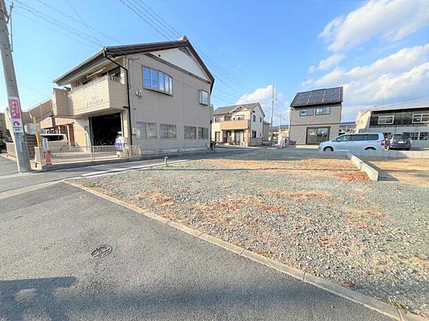 【分譲地全景写真　】セキスイハイムの全6区画の駅が近い分譲地。