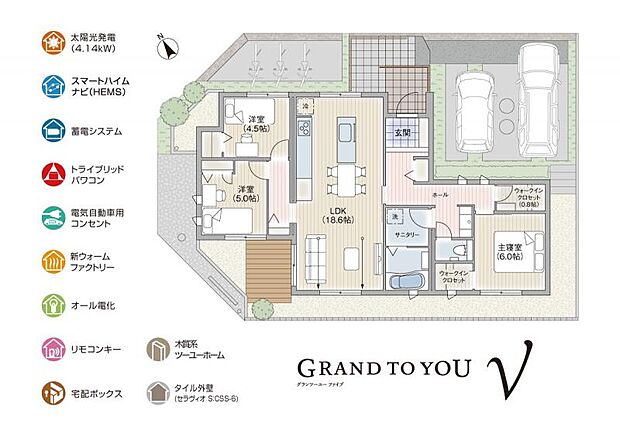 18号地 間取り図
