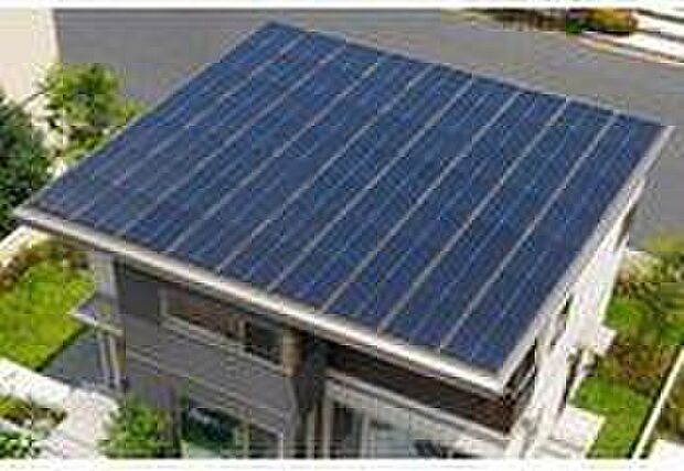 【太陽光発電システム】太陽の光を電気に変換、創エネで光熱費の削減に。
環境と家計にやさしい暮らし。