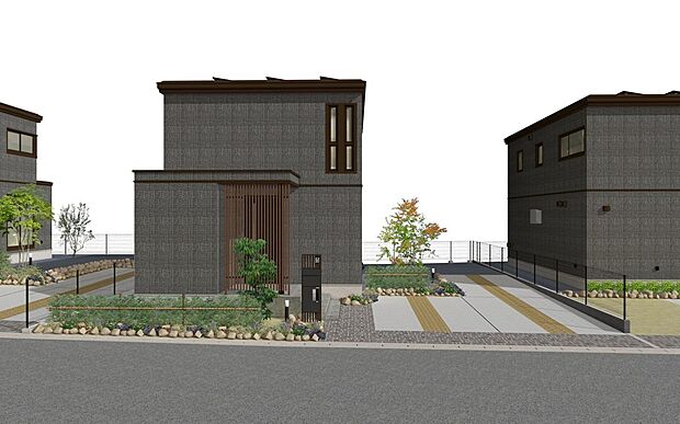 B棟完成予想図※記載の完成予想CGパースは図面をもとに描き起こしたものです。