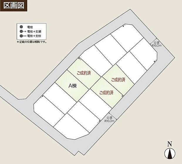【全体区画図】総区画数/30区画(内当社4区画:分譲住宅4区画)