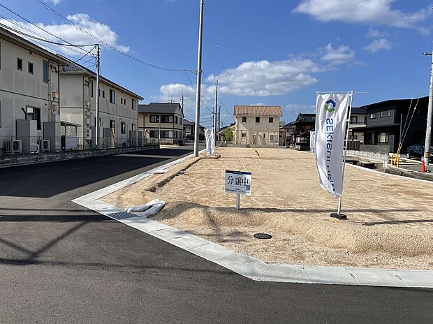 ゆとりのある分譲地です。(2026年9月撮影)