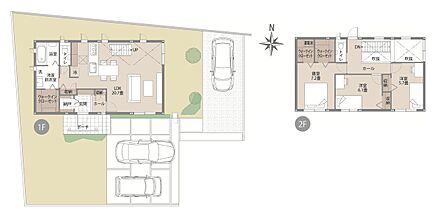 ※間取りに表示のある家具、調度品、植栽、自動車は価格に含まれません。 