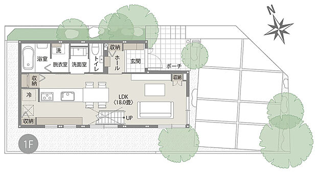 【3LDK】広々とした18帖のLDK！家事の動線がスムーズで快適♪
くつろぎの時間が自然と増える心地よい住まい。