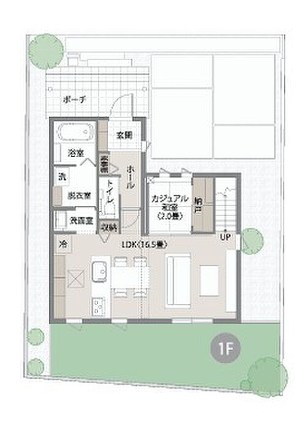 1階図面です。