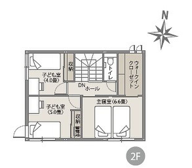 2階間取りです。