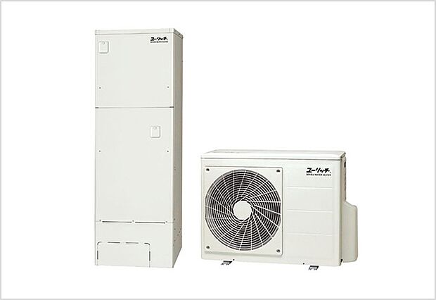 【 エコキュート】(1)たっぷり370リットルの貯湯タンクで断水時も安心。
(2)空気中の熱も利用してお湯を沸かすエコな給湯器
(3)ガス給湯器に比べて光熱費を抑えられます。
※画像は参考イメージ。メーカー、仕様により形状等が異なります。