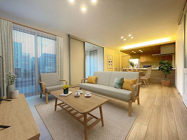 【価格改定】No.51　リビング（25年9月撮影）
※家具類はCGによるイメージです