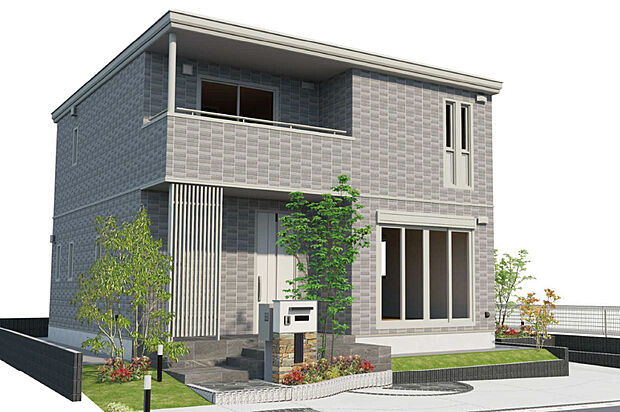 【No.43 外観イメージ】※外構・植栽は実際と異なる場合があります。自動車、自転車は販売価格に含まれません。