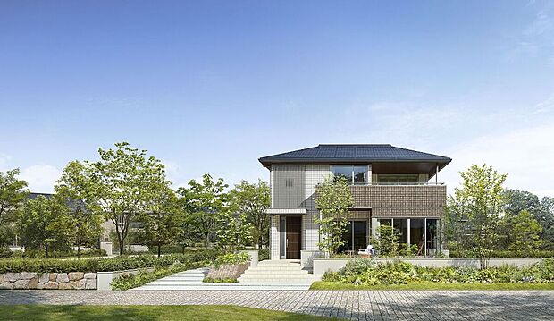 【【商品ラインナップ：鉄骨系】スマートパワーステーションGR】電力をたっぷり創り、心地よい暮らしを支える家
※セキスイハイムの代表外観です。お客様のご希望に合わせて商品タイプをお選びいただけます