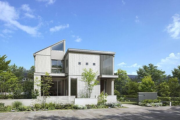 【【商品ラインナップ：鉄骨系】パルフェbjスタイル】子育て家族を応援する住まい　※セキスイハイムの代表外観です。お客様のご希望に合わせて商品タイプをお選びいただけます