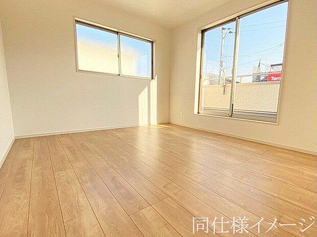 \同仕様写真/傷が付きにくくお手入れ簡単なフローリングです。