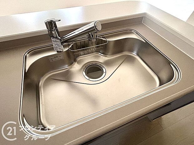 【その他設備】ワイドシンクなので家族が増えても洗い物楽々です