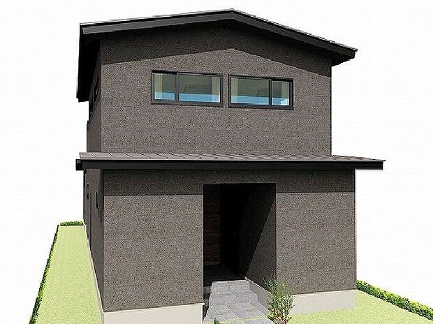 【建物プラン例　（パース・外観）】【建物プラン例】ZEH水準省エネ住宅にて、冬はあたたかく、夏は涼しいお家に